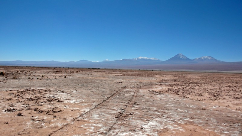 die Einsamkeit der Atacama Wüste