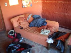 Kaltes Schlafzimmer in den Anden