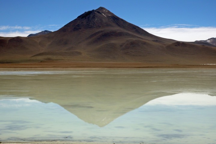 Laguna azul in Bolivien
