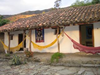 "Casa del telegrafista" in La Higuera, Bolivien