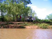 Pause am Fluss in Paraguay
